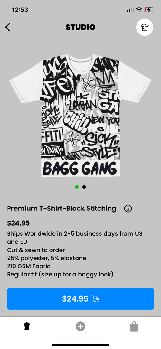 Bagg gang tee